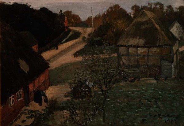 Vesnice Worpswede od Otto Modersohn