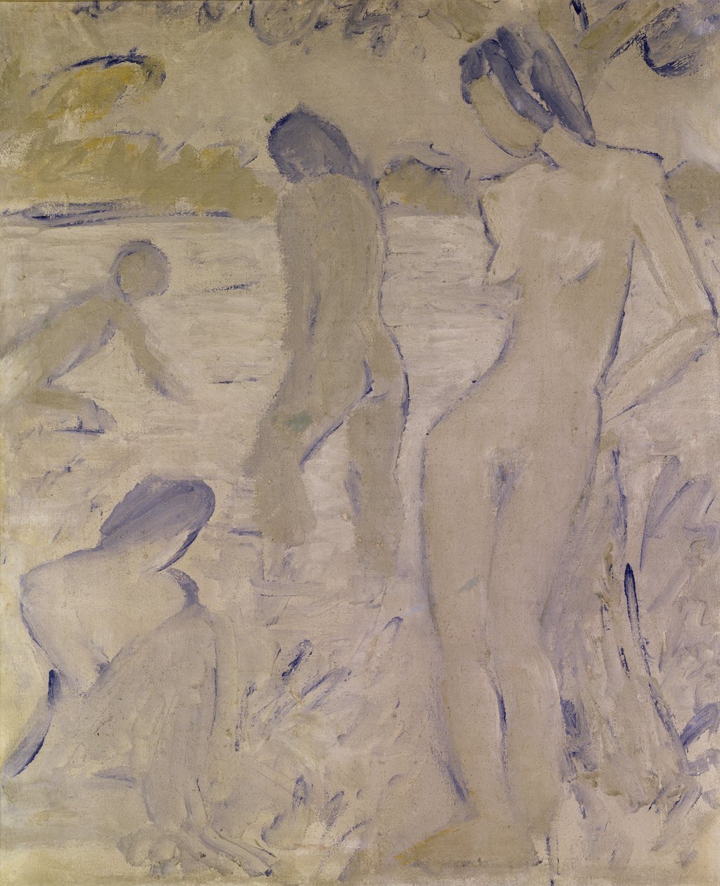 The Bathers, 20. století od Otto Mueller