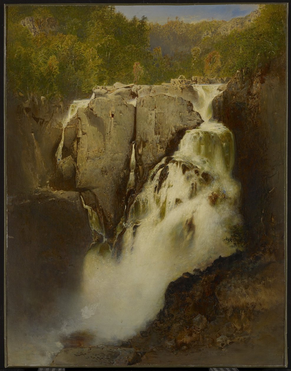 Falls of Ste. Anne, Quebec, 1865 od Otto Reinhold Jacobi