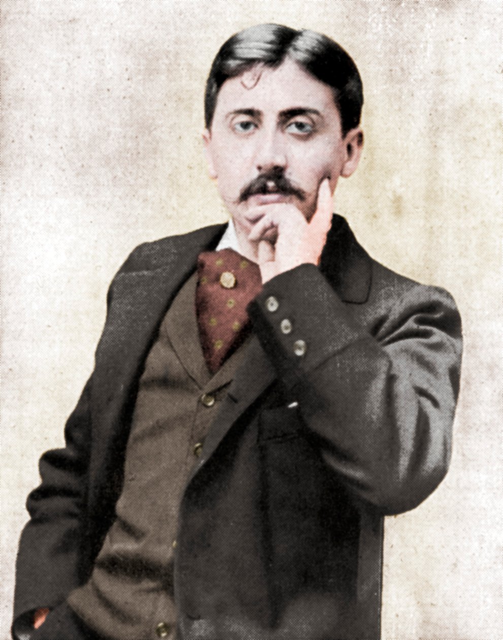 Marcel Proust , francouzský intelektuál, romanopisec, esejista a kritik, konec 19.-začátek 20. od Otto