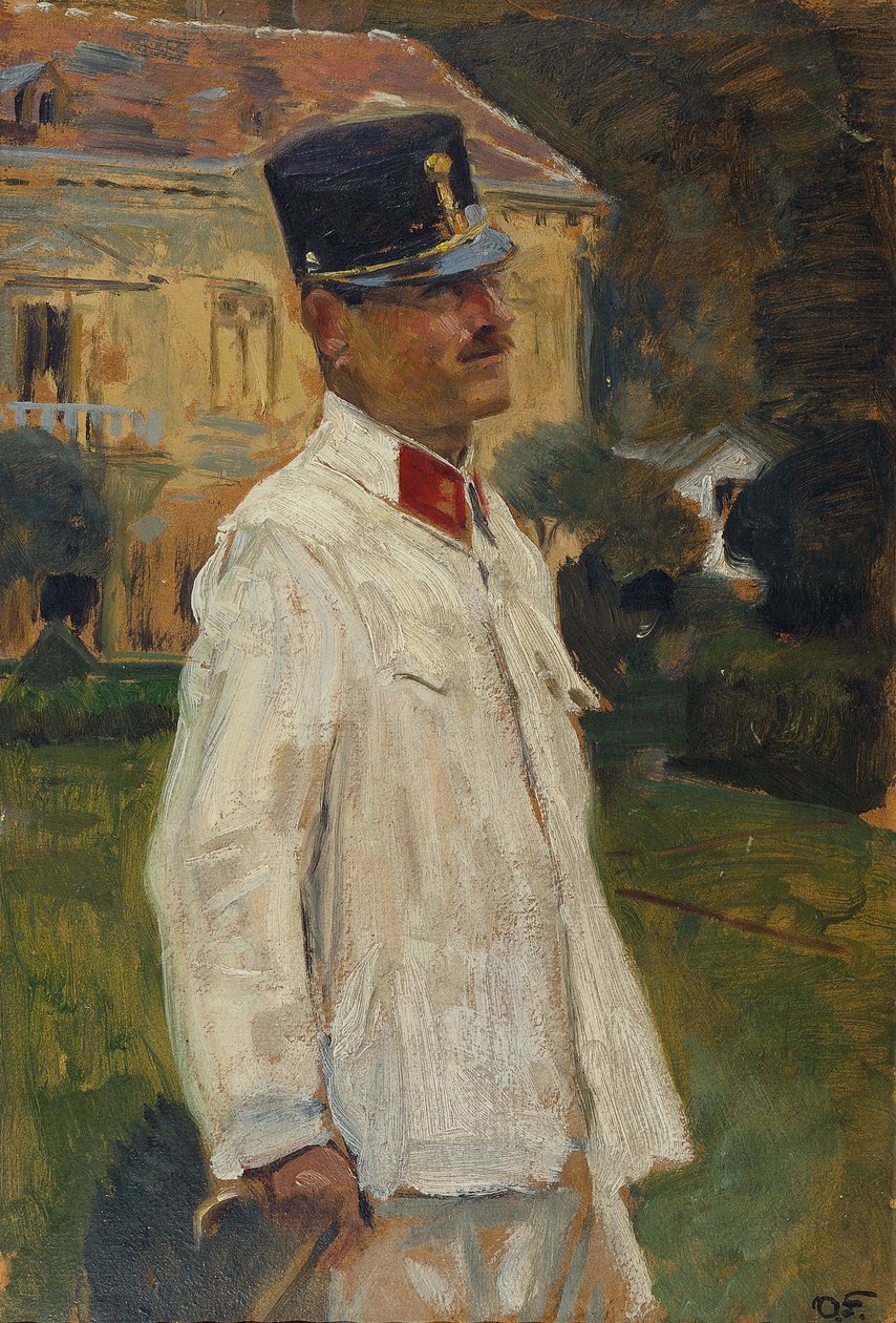 Heinrich (?) Gallia v důstojnické uniformě od Otto Friedrich