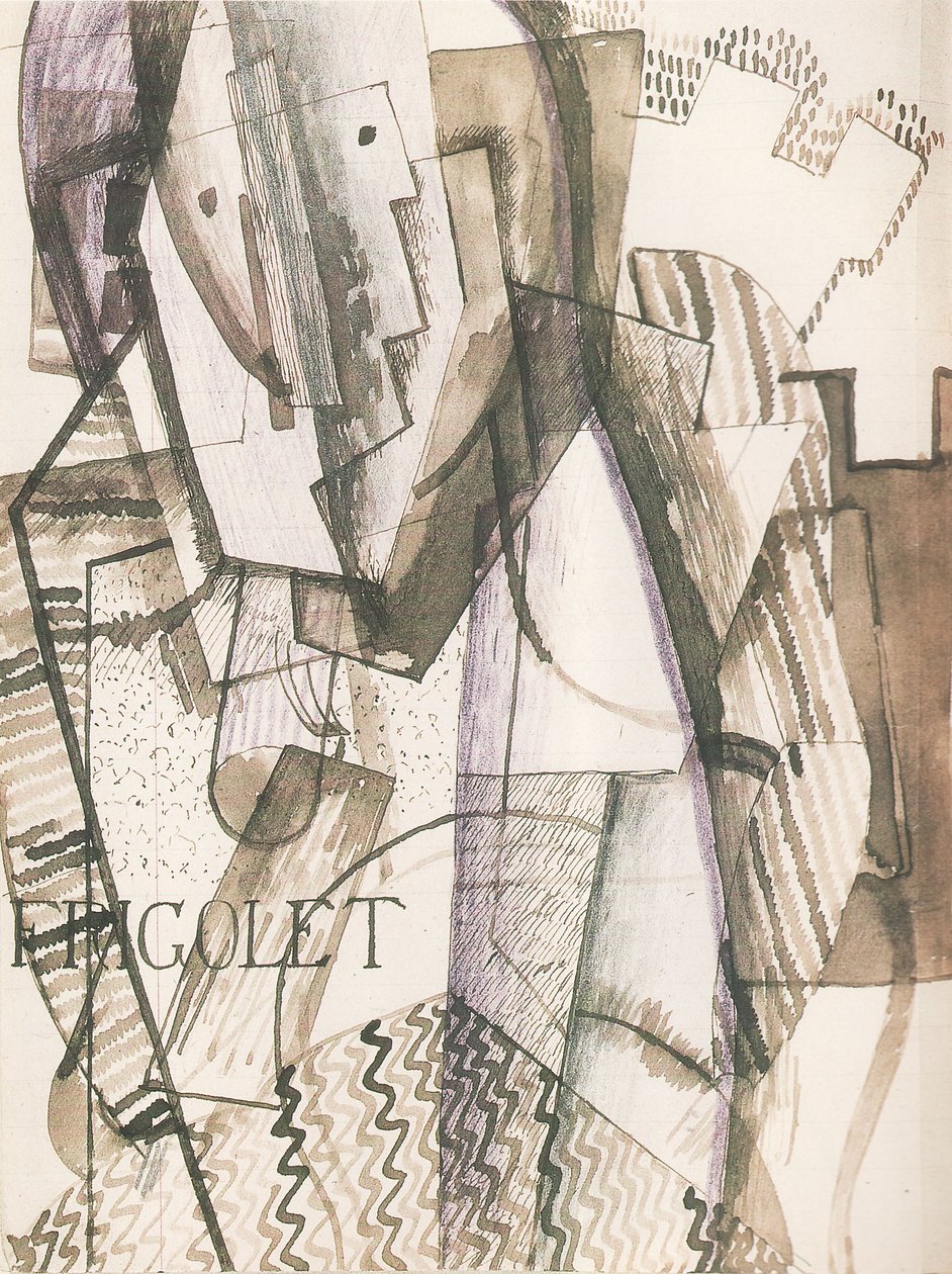 Postava před hradbami, 1916 od Otto Gutfreund