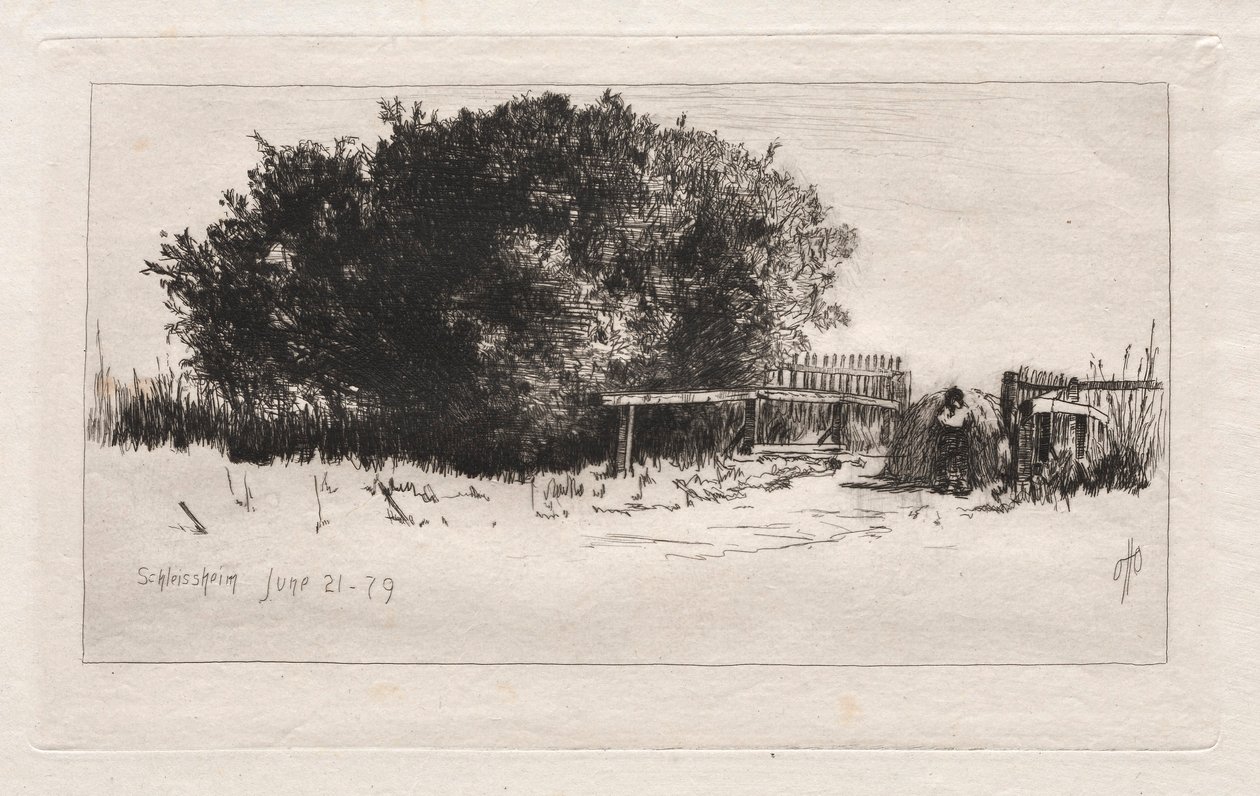 Brána, Schleissheim, 1879. od Otto H. Bacher