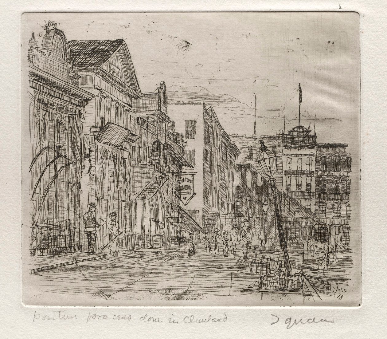 Náměstí, 1878. od Otto H. Bacher