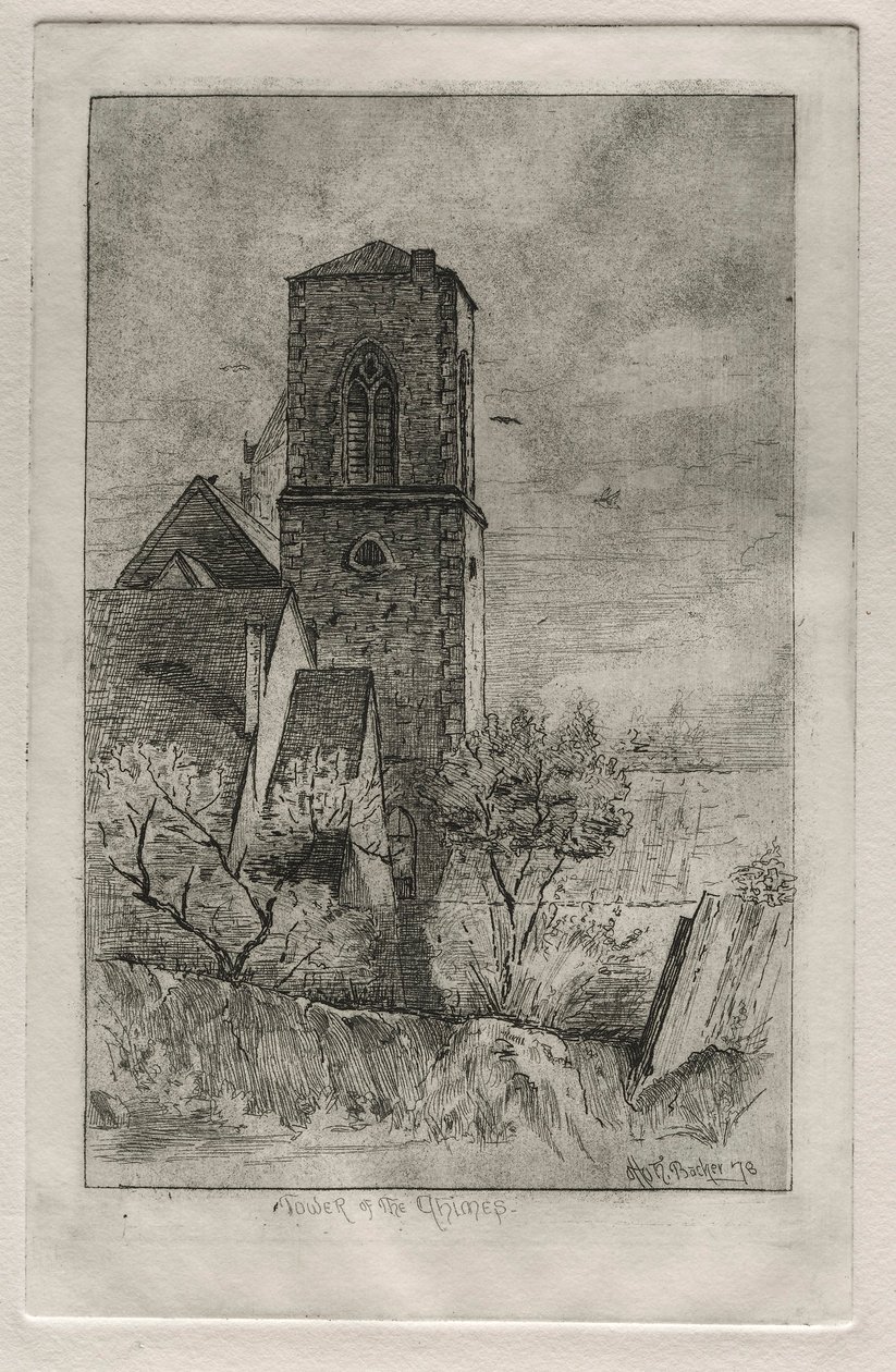 Věž zvonkohry, 1878. od Otto H. Bacher