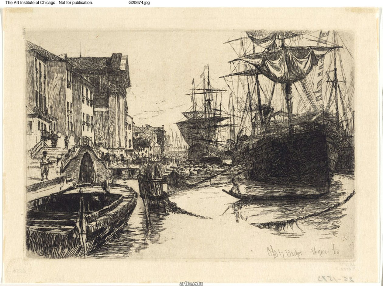 Fondamenta delle Zattere od Otto Henry Bacher