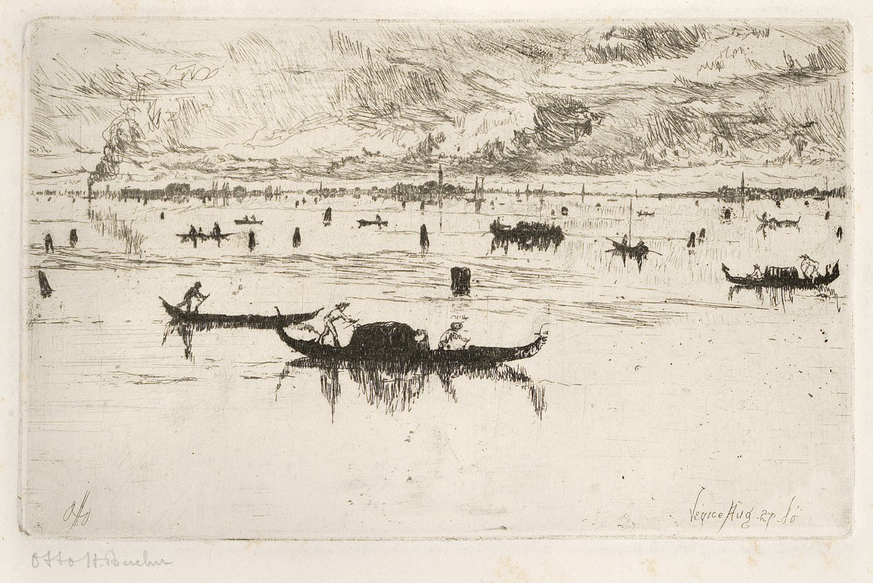 laguna veneta od Otto Henry Bacher