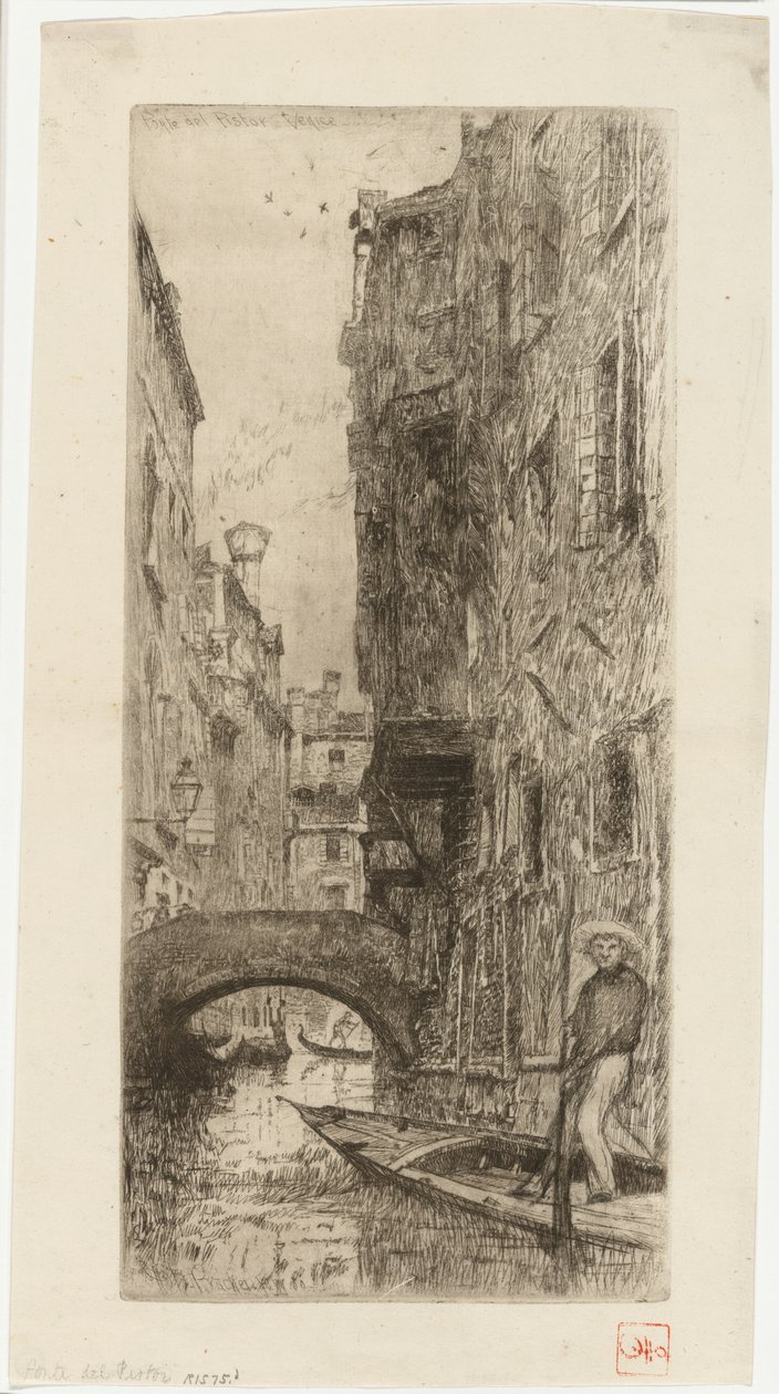 Ponte del Pistor od Otto Henry Bacher