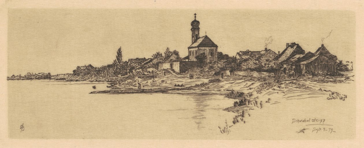 Schwabelweiss, 1879. od Otto Henry Bacher