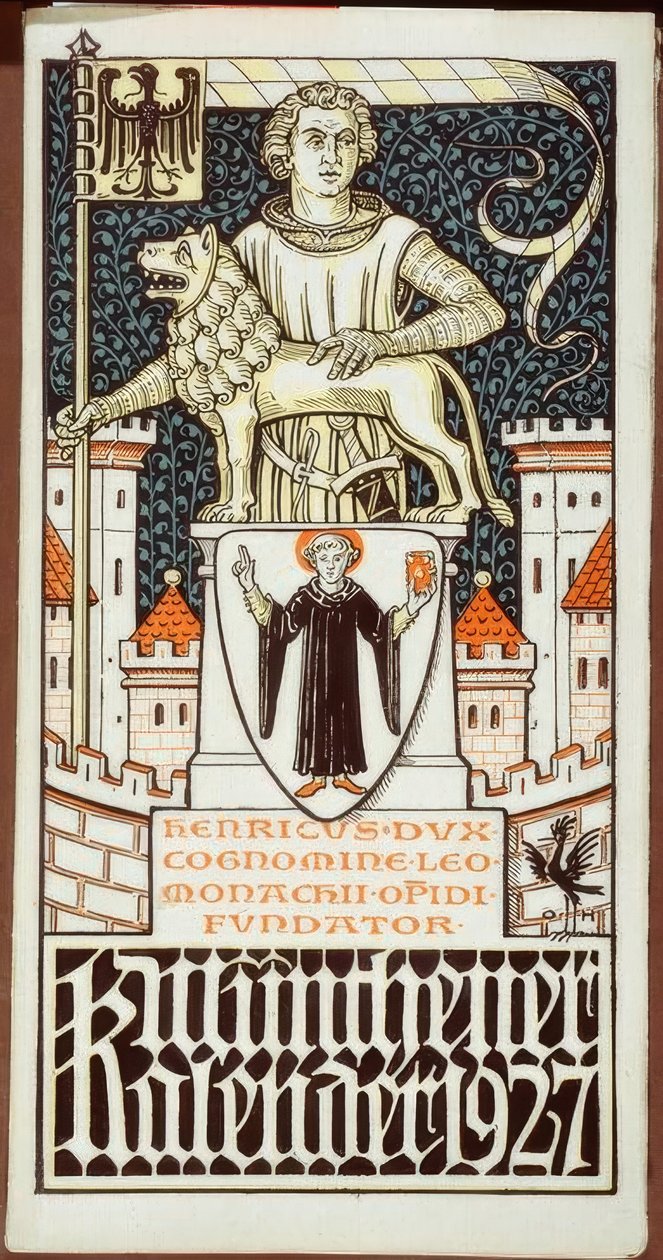 Znak lidového státu Hesensko z roku) 1920 od Otto Hupp