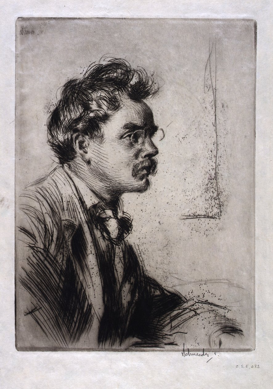 Portrét B.J.O. Nordfelta od Otto J. Schneider