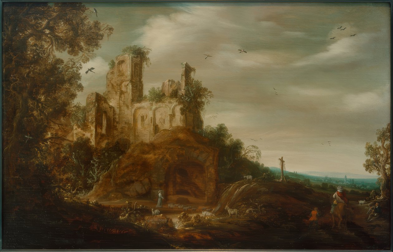 krajina od Otto Marseus  van Schrieck