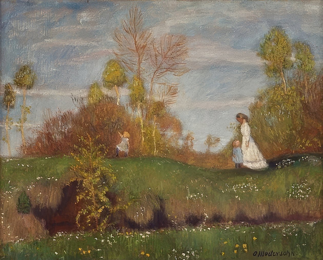 Léto ve vřesovišti od Otto Modersohn