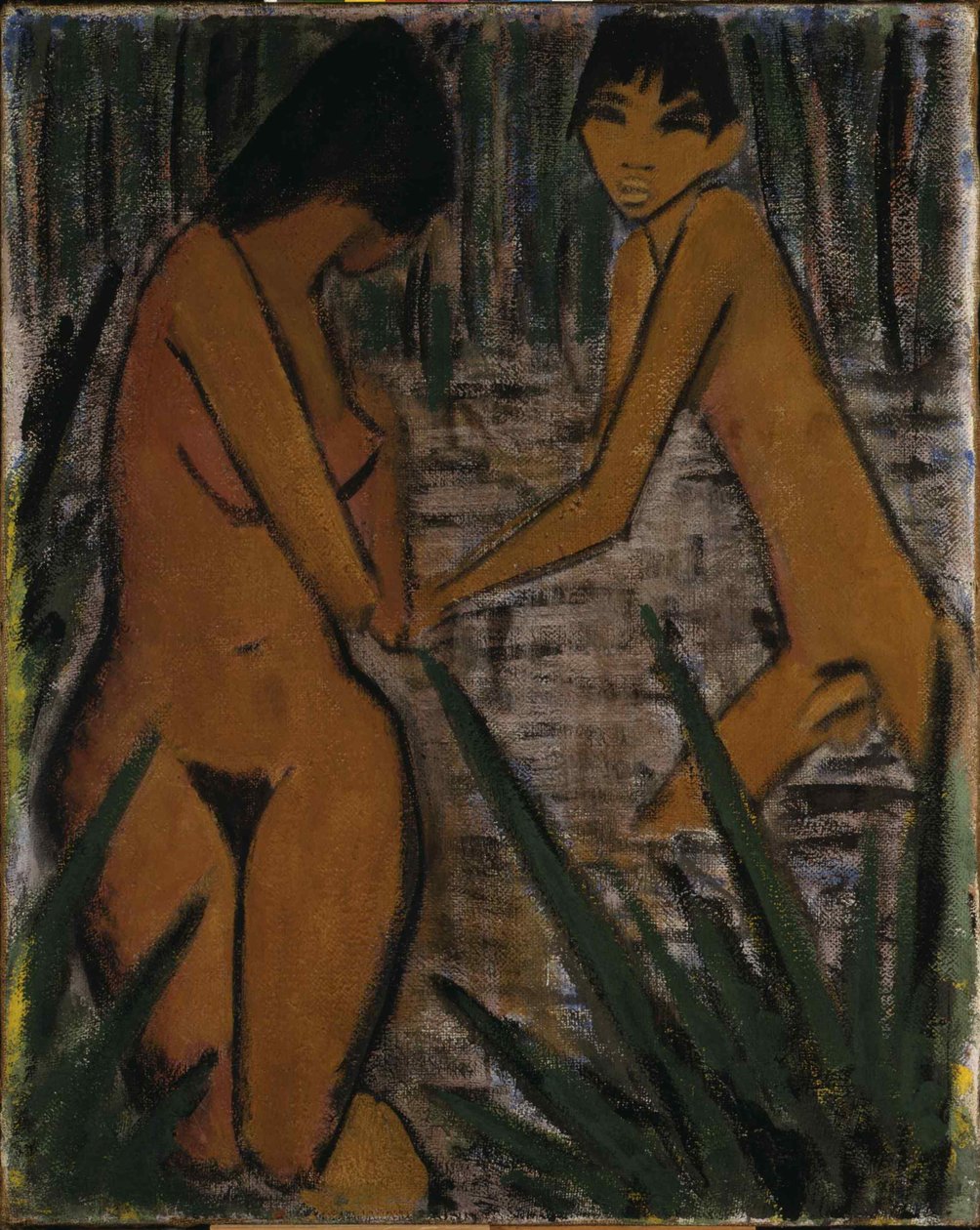 Koupání, c. 1920. od Otto Mueller