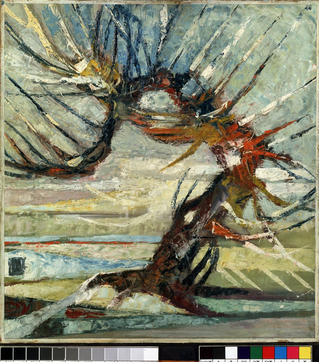 "Strom" (Strom) Obraz Otto Muellera (1874-1930) (expresionismus) Olej na plátně. Mikalojus Konstantinas Ciurlionis Muzeum výtvarného umění, Kaunas, Litva od Otto Mueller