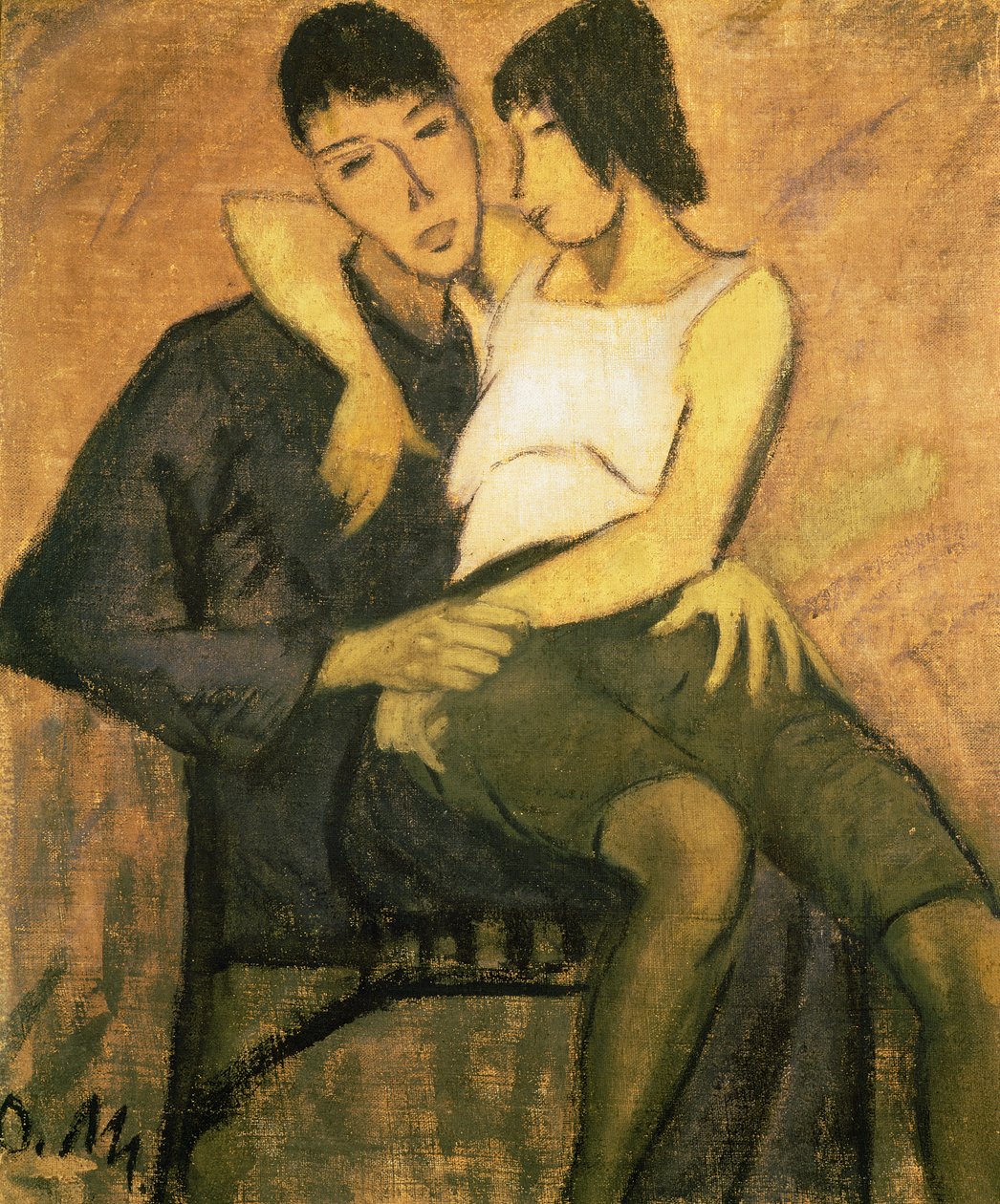 Urbanitský pár, 1920 od Otto Mueller