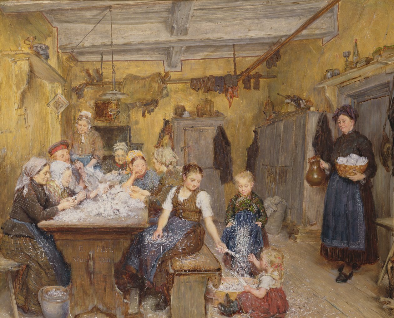 Peří a puch, 1884 od Otto Piltz