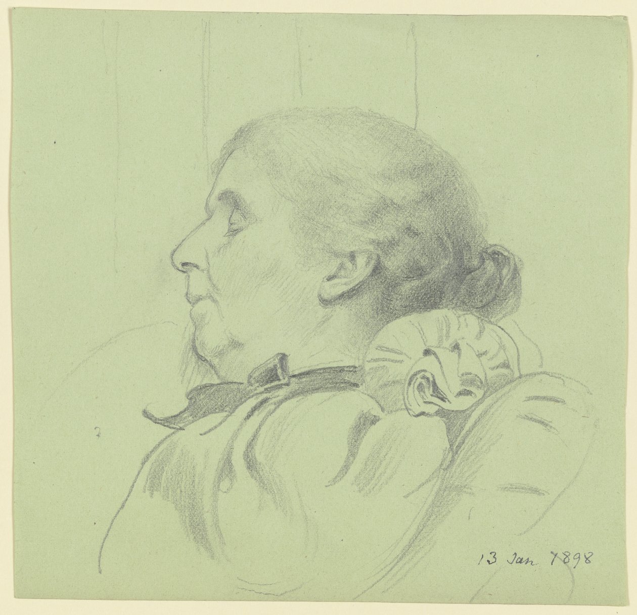 Spící Luise Scholderer od Otto Scholderer