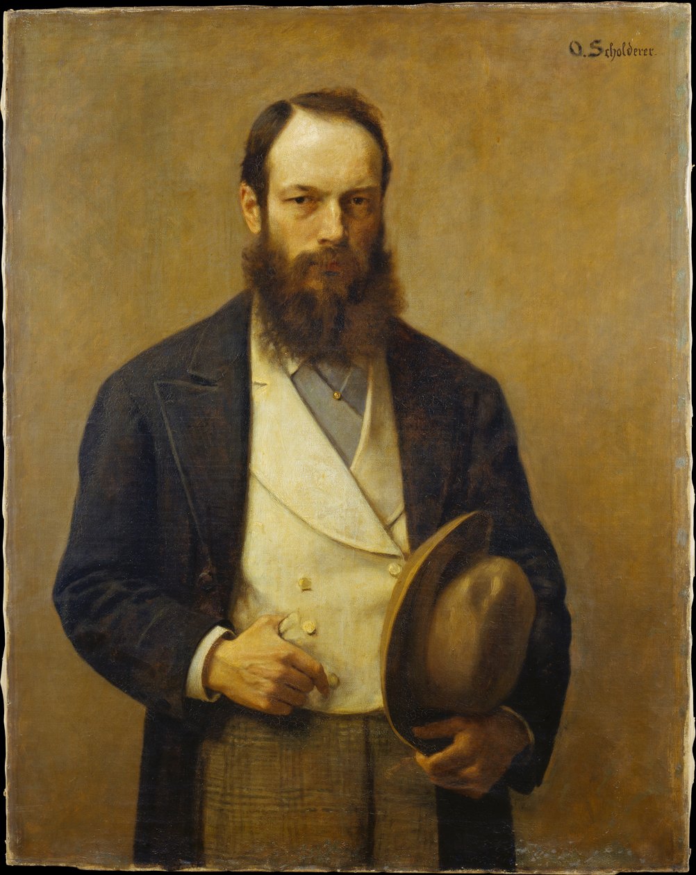 Autoportrét od Otto Scholderer