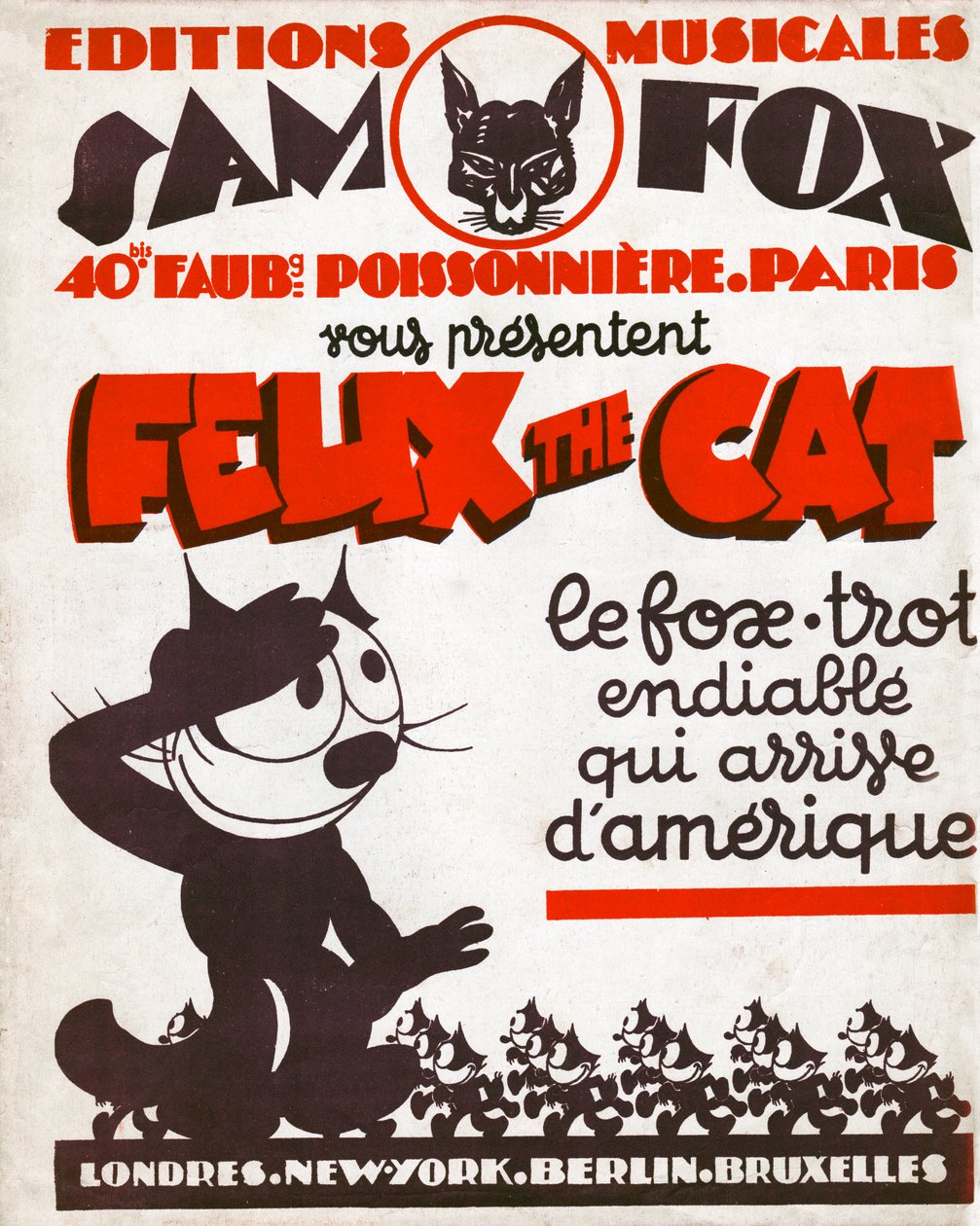 Kocour Felix. (rytina, cca 1930) od Otto and Sullivan Pat Messmer