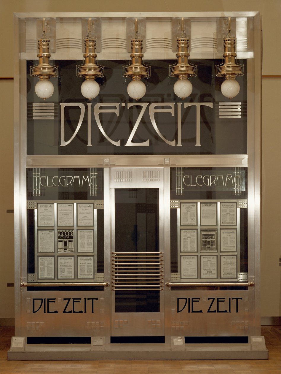 Depeschenbuero Die Zeit ... od Otto Wagner