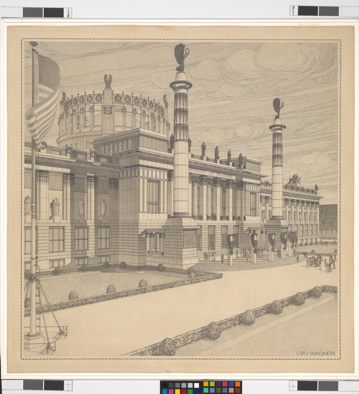 House of Glory (San Francisco nebo Washington D.C.), perspektiva od Otto Wagner
