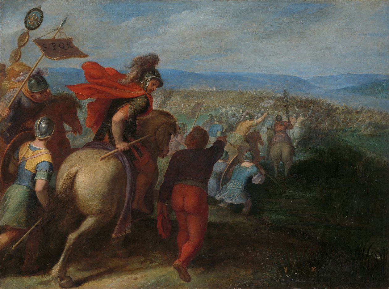 Římané téměř přemohli armádu Julia Civilise zradou Bataviana od Otto van (1556 1629) Veen