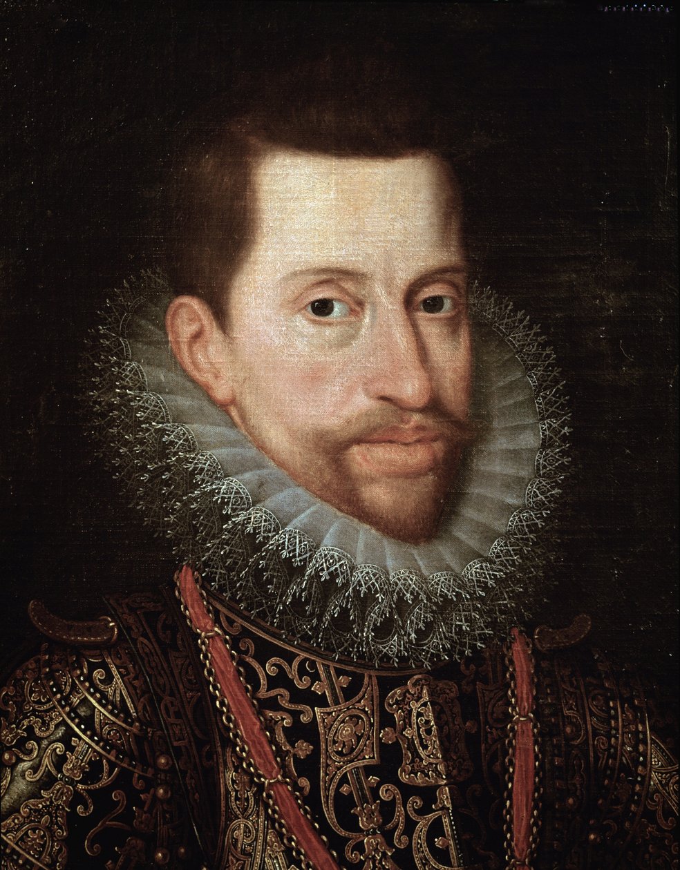 Rakouský arcivévoda Albert Habsburský (olej na plátně, konec 16. století) od Otto van Veen