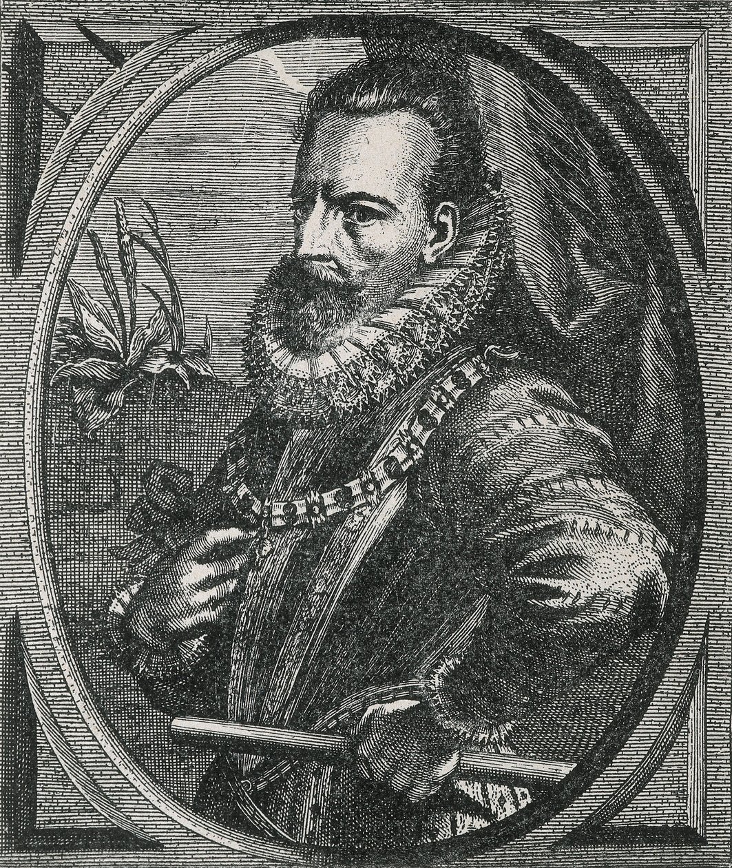 Portrét kondotiéra Alexandra (Alessandra) Farnese, vévody z Parmy, guvernéra Nízkých zemí (1545-1592), podle Otto van Veena (1556-1629) (rytina) od Otto van Veen