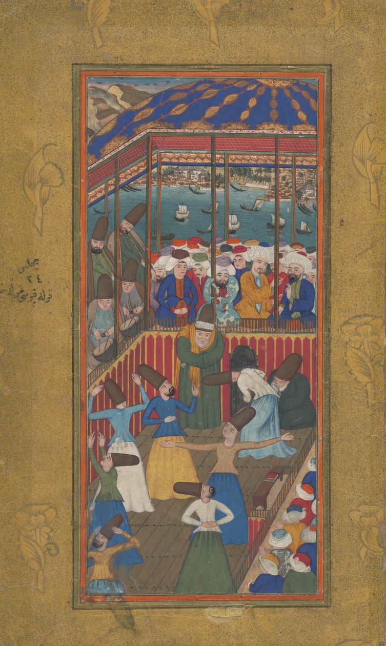Tančící dervišové od Ottoman School