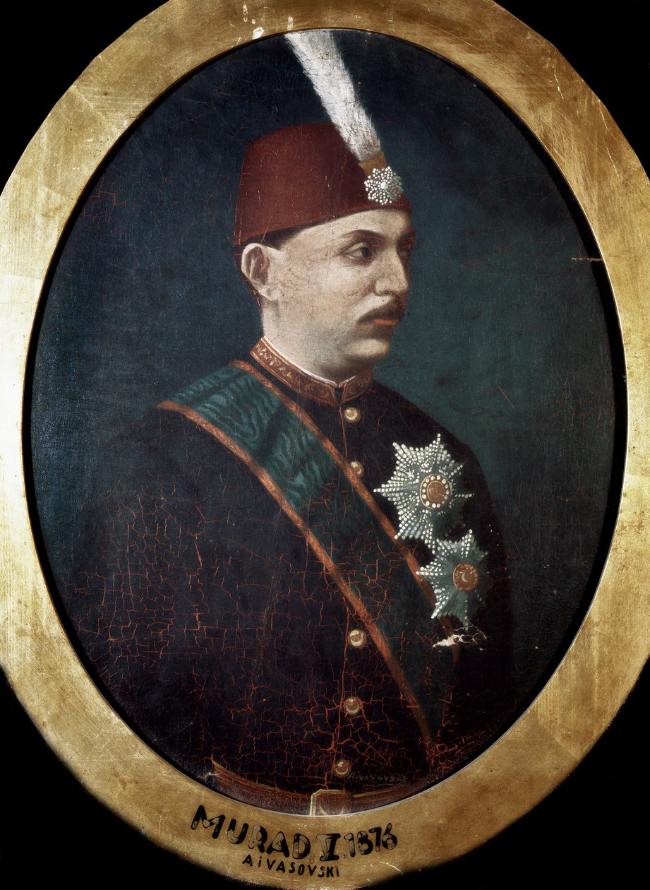 Osmanská říše: Portrét sultána Muhammada Murada (10-40) "Malba. . Istanbulská knihovna pivovaru Topkapi od Ottoman School