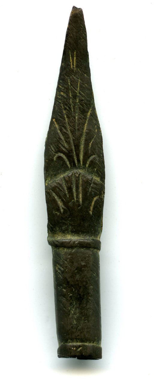 Osmanské psací pero, nalezené při archeologických vykopávkách v Egyptě: psaní inkoustem od Ottoman School
