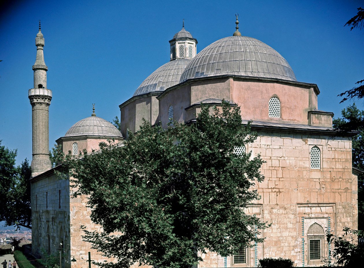 Pohled na zelenou mešitu od Ottoman School