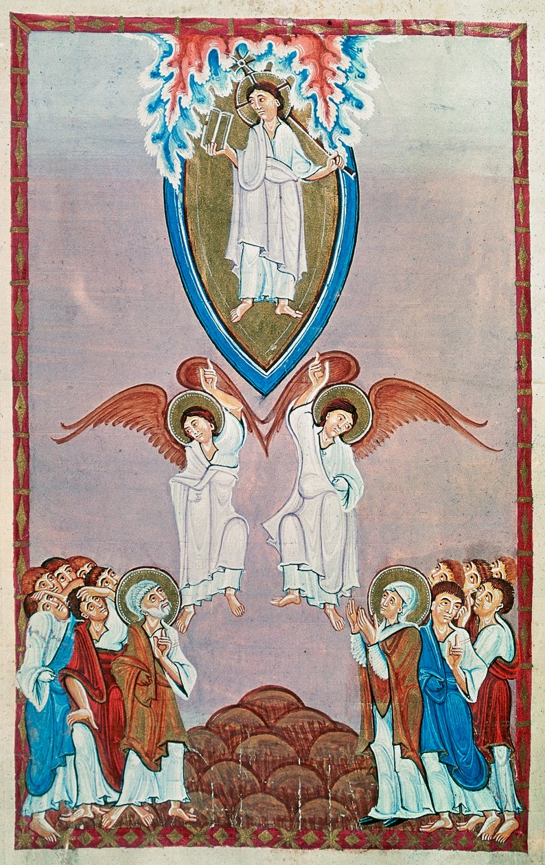 Ms 91 f.96 Nanebevstoupení od Ottonian