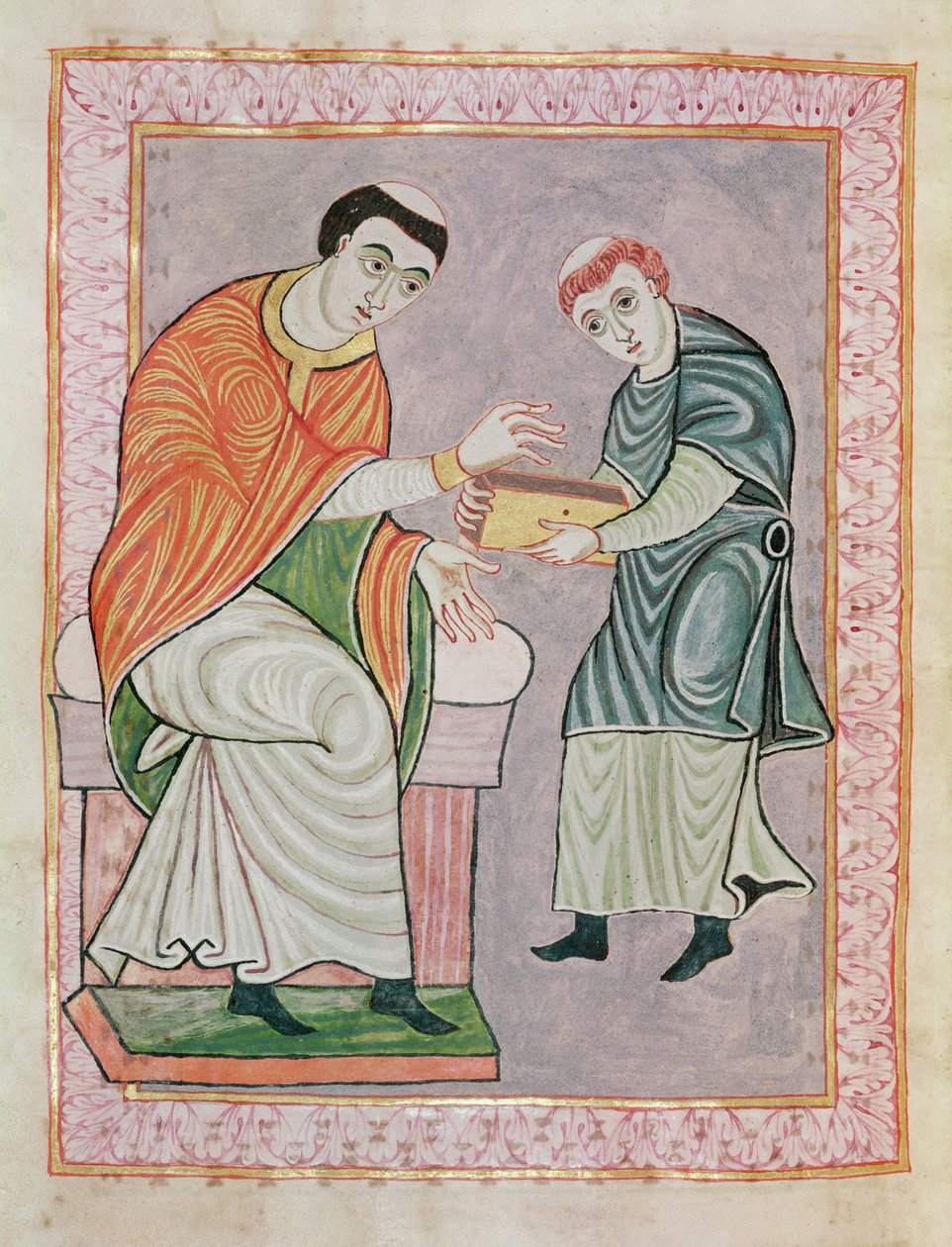 Písař Anno před Gero, z Gero kodexu, c.969 od Ottonian