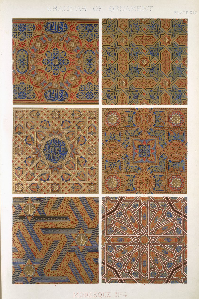 Moresque No 4, Plate XLII, z 
