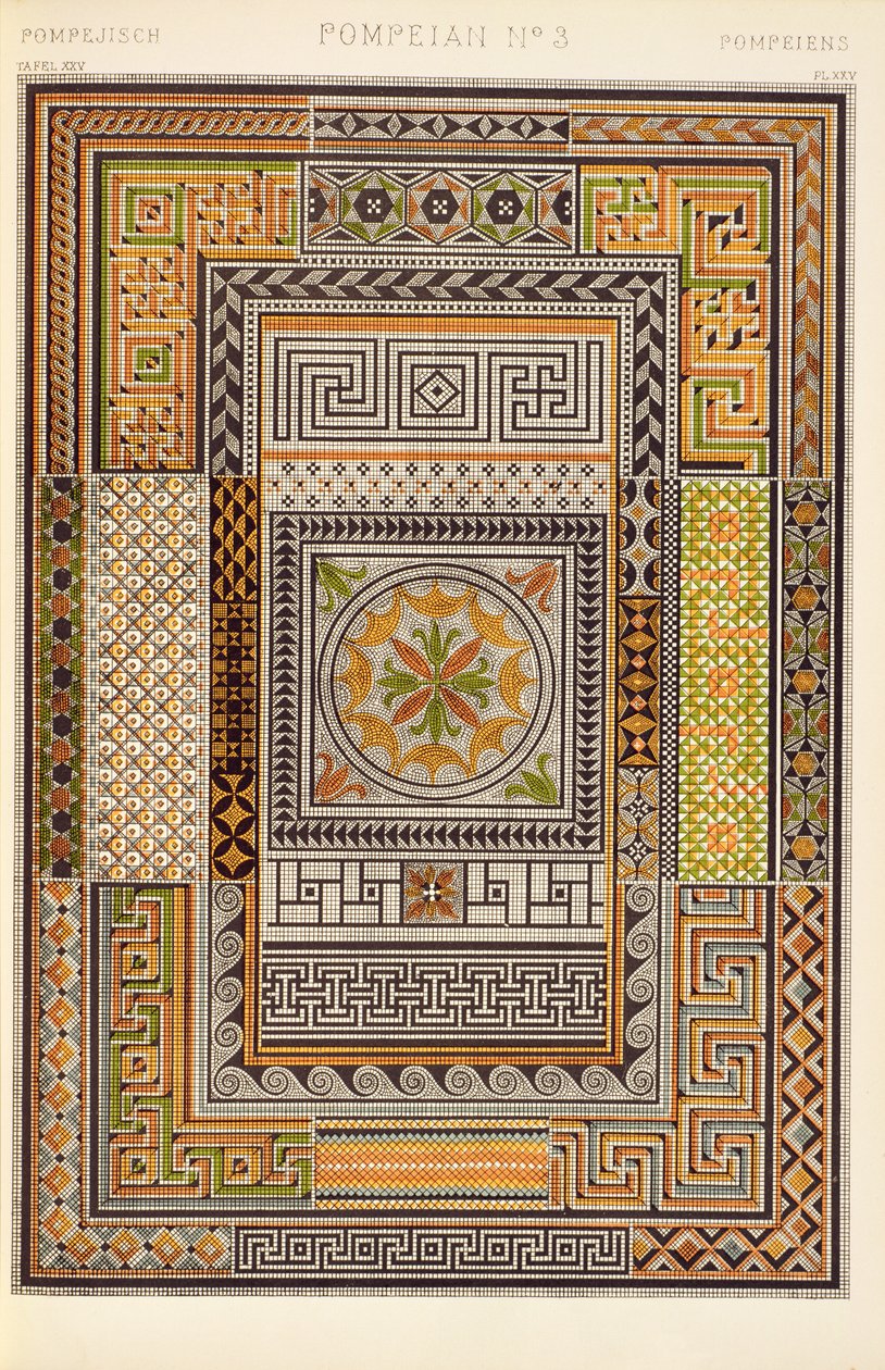 Pompeiian Ornament od Ch V, Plate XXV 