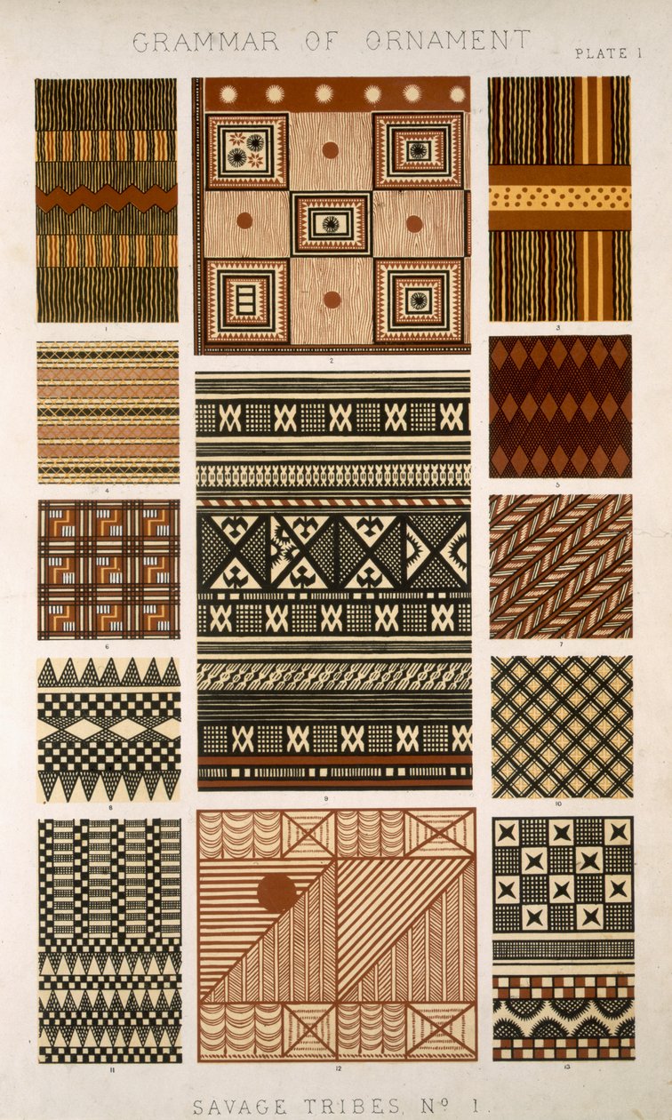 Savage Tribe No 1, Plate 1, z 