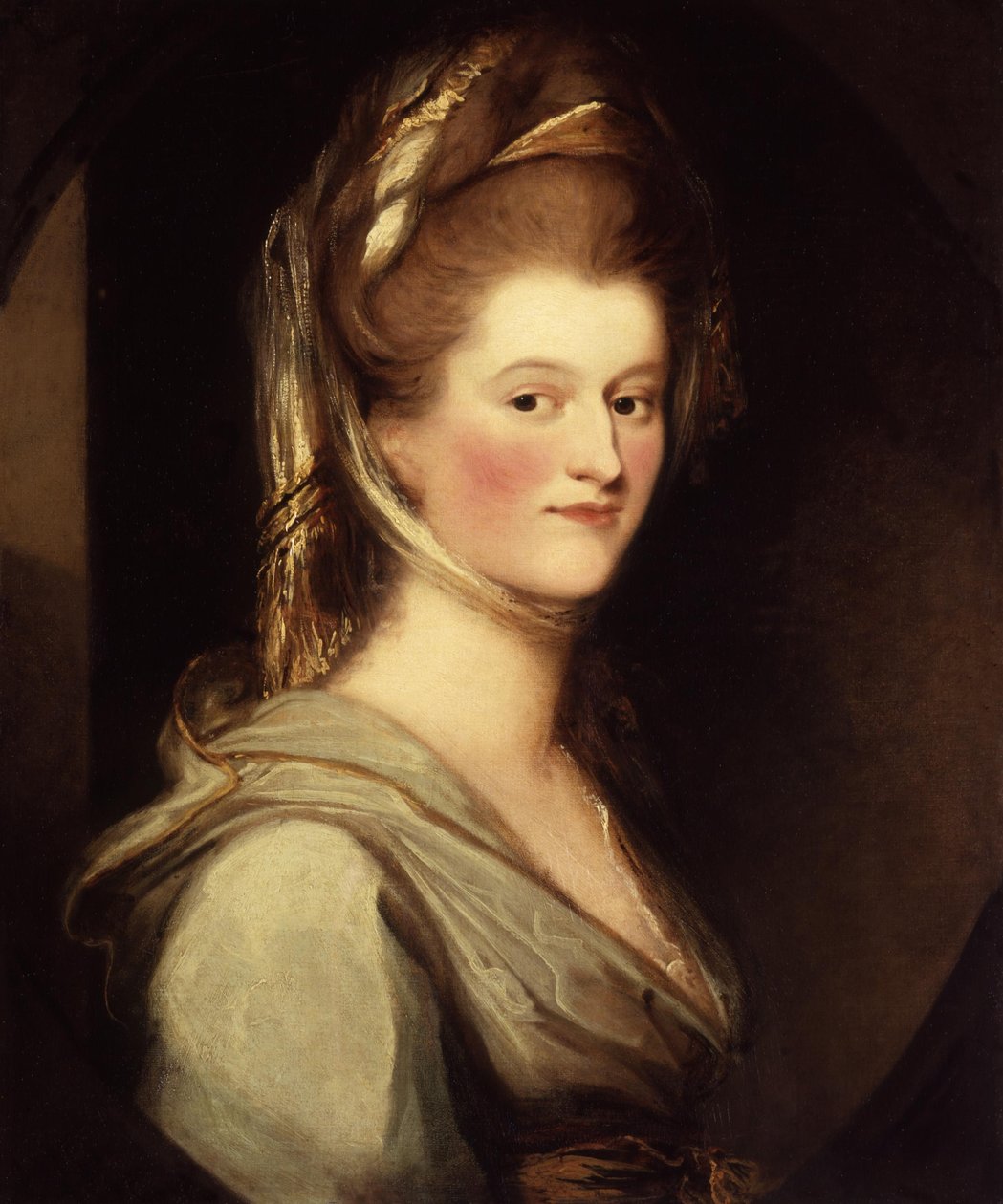 Alžběta Cravenová (rozená Berkeleyová), markraběnka Braniborsko-Ansbašská od Ozias Humphry