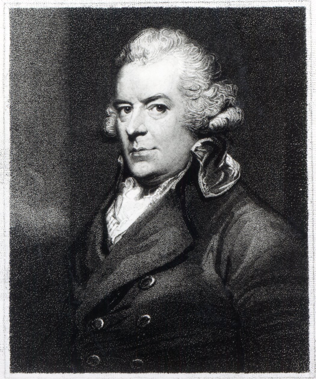 James Wyatt Esq. RA, vyryl Joseph Singleton, kolem roku 1795 od Ozias Humphry