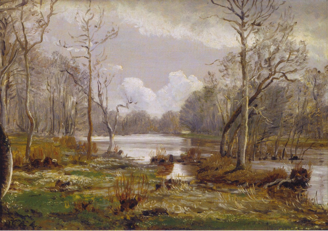 Záplavy Suså, Herlufsholm od P. C. Skovgaard