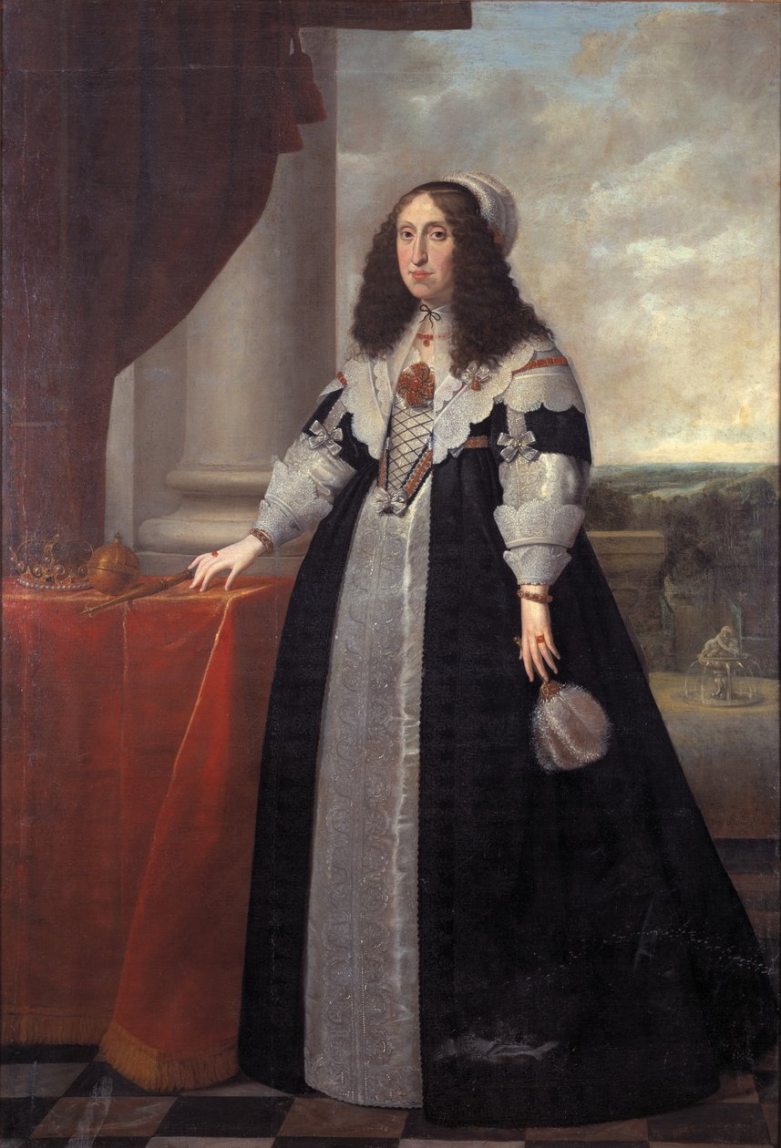 Cecilia Renata Rakouská, královna Polska, 1643 od P. Danckerts