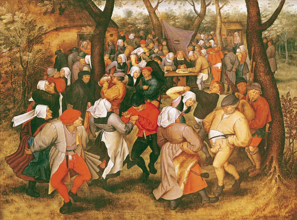 Svatební tanec, 1607 od Pieter Brueghel the Younger
