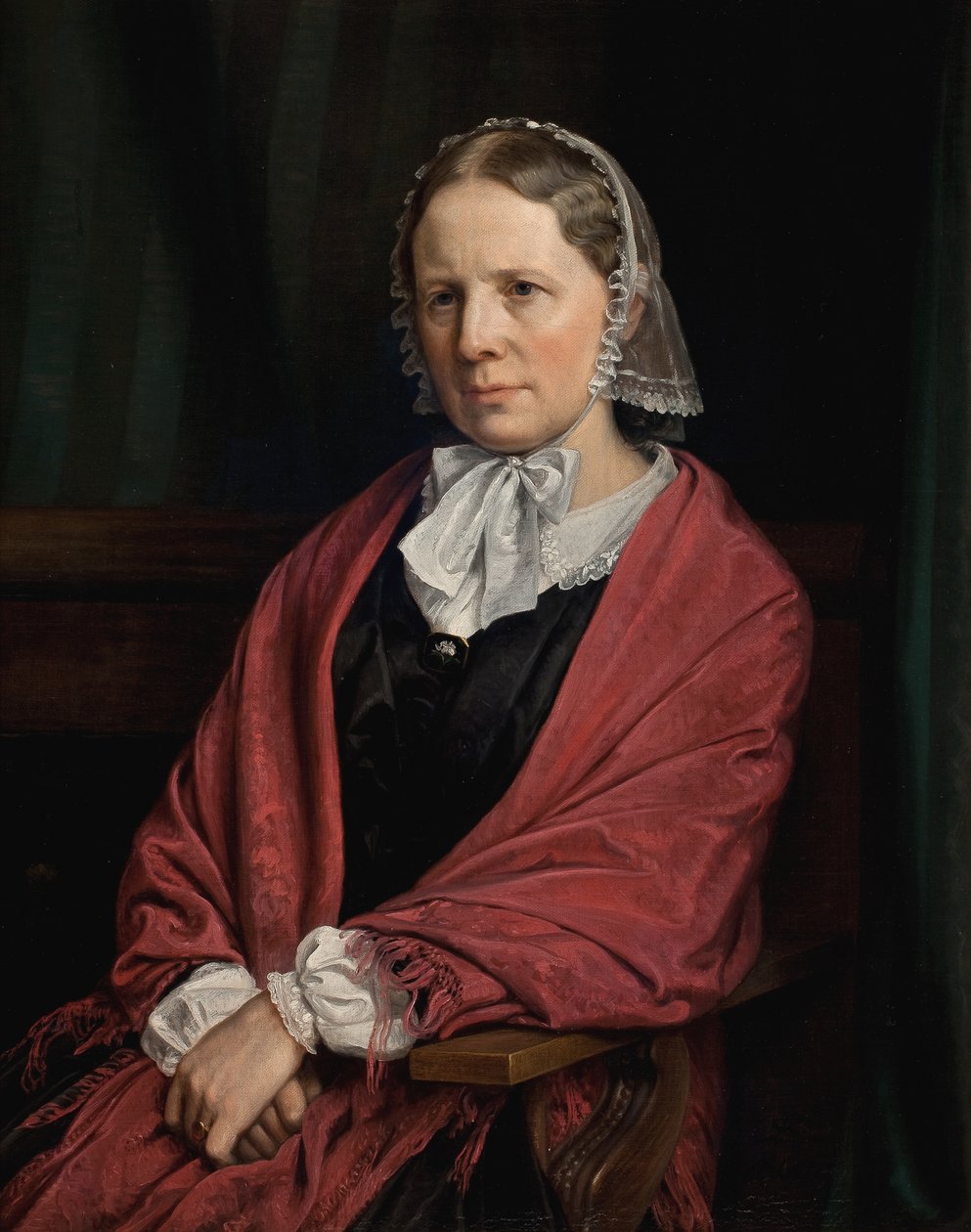 Amalie Elisabeth Freund, f. důstojnosti. Billedhuggeren H. E. Freunds hustru od P.C. Skovgaard