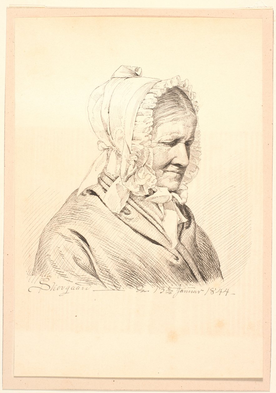 Paní Anneken Marie von Würden f. Sponum, H.E. přítelův svigermor. od P.C. Skovgaard