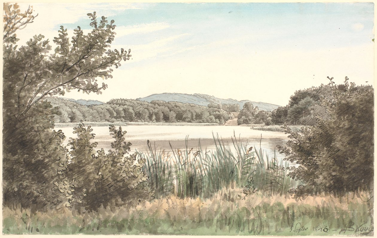 Hundesøen na Møen. od P.C. Skovgaard