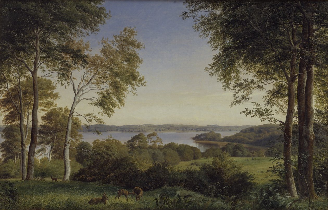 Pohled na Skarre Sø od P.C. Skovgaard