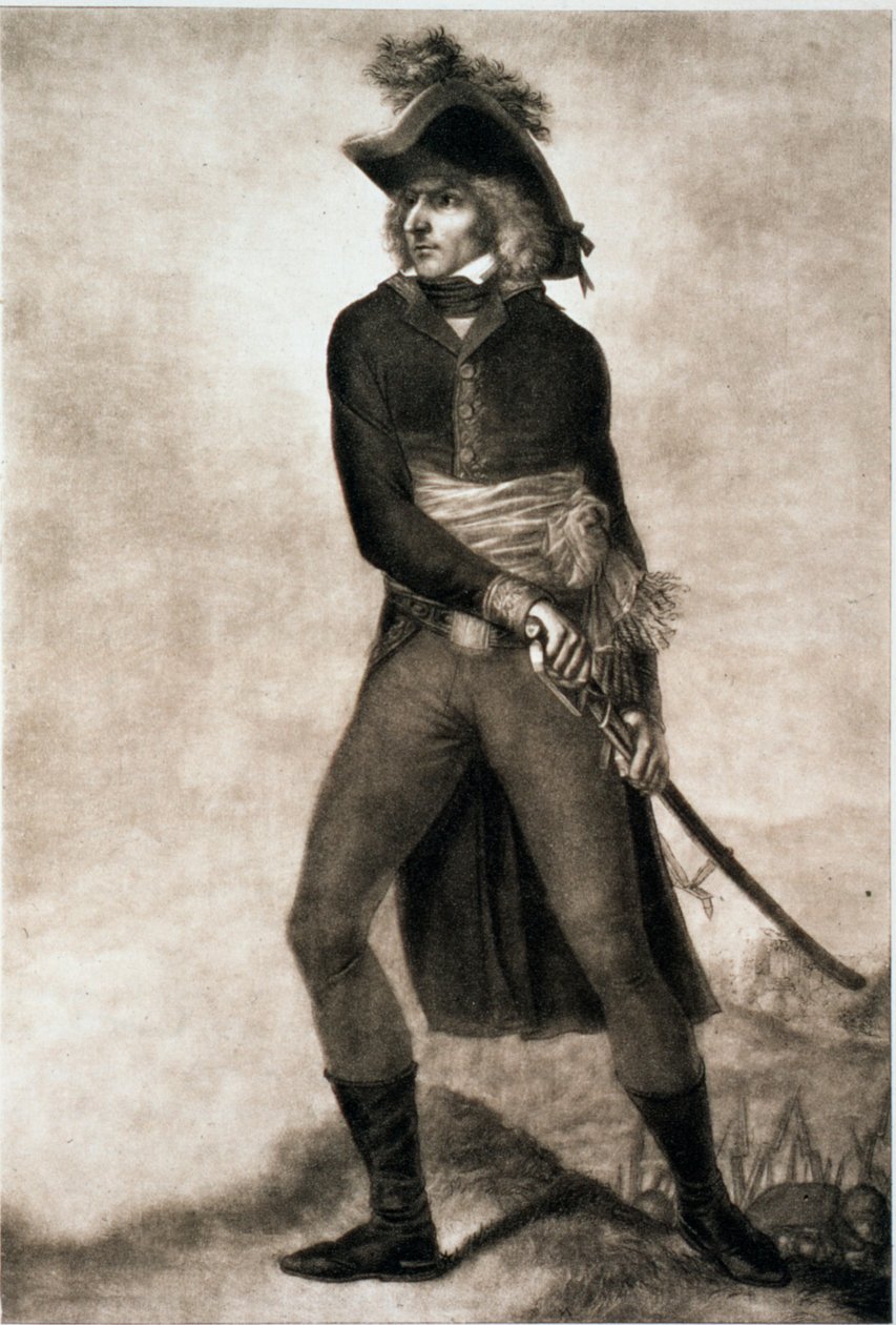 Carl XIV Johan ze Švédska, když byl polním maršálem Francie, c1804-c1810 od PM Mix