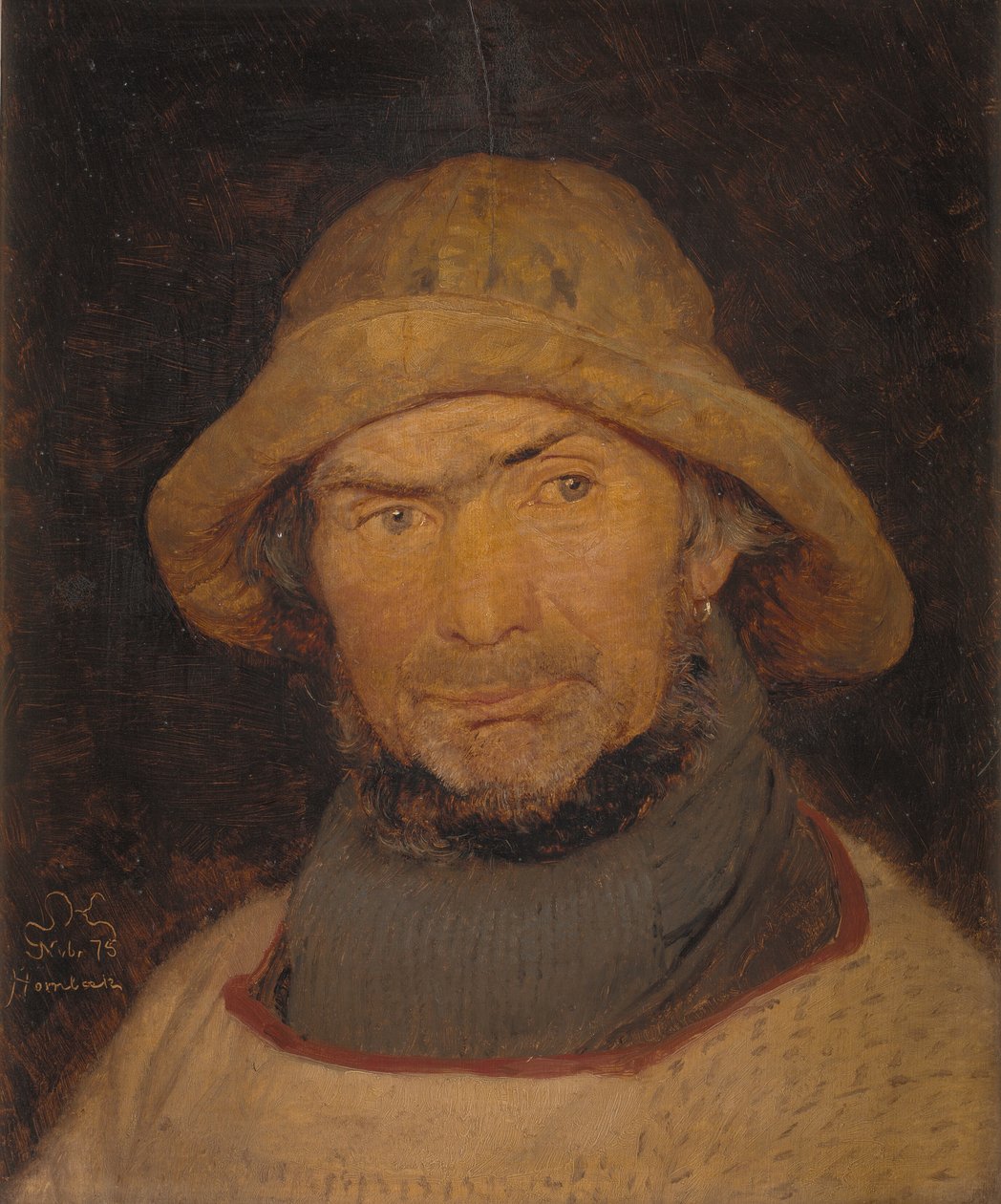 Portrét rybáře z Hornbæk od Peder Severin Krøyer