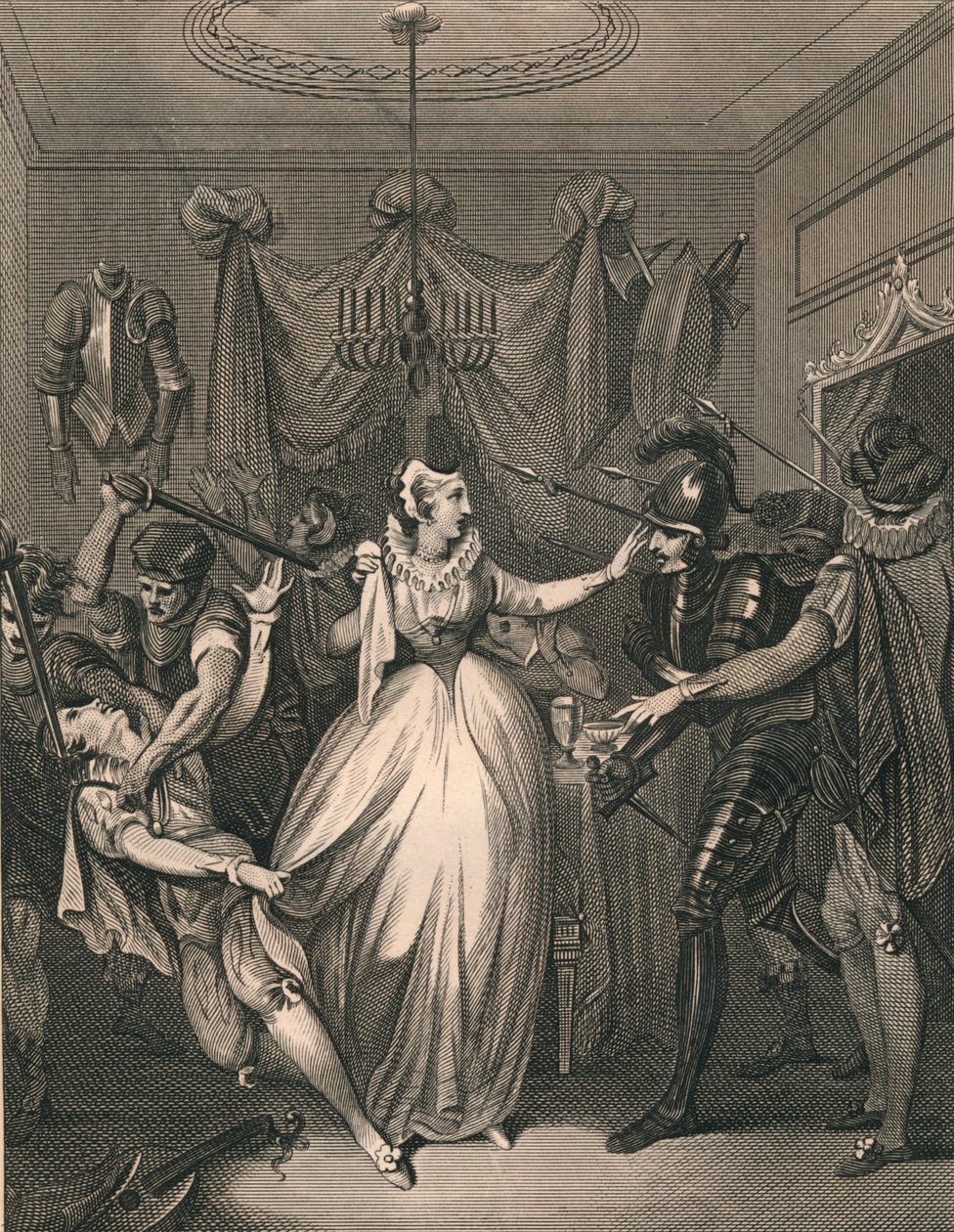 Smrt Rizzia, 1566, 1794-1812 od P Rothwell